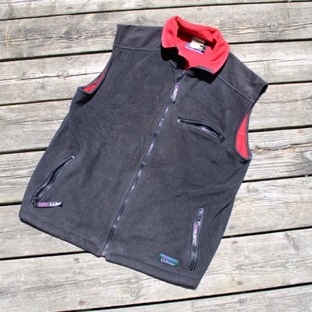 Vintage LL Bean Fleece Polar-tech Windbloc Series Vest